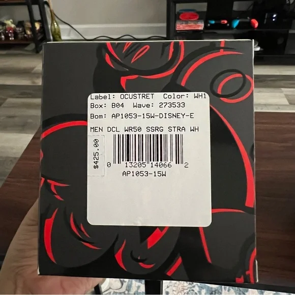 Citizen Silver and Black Mickey Mouse Watch - Picture 8 of 8